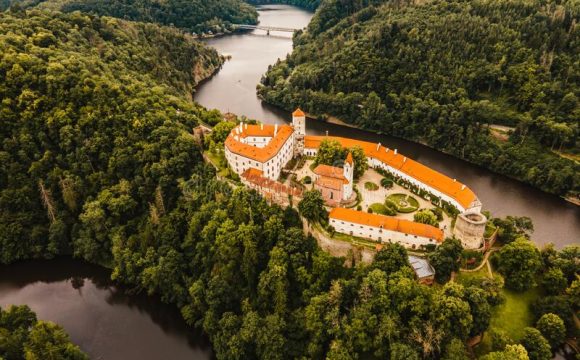 bitov-medieval-castle-south-moravia-region-czech-republic-europe-aerial-drone-view-226910928